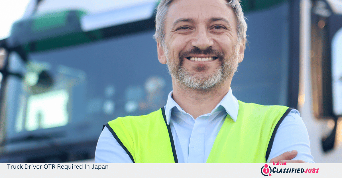 Truck Driver OTR Required In Japan