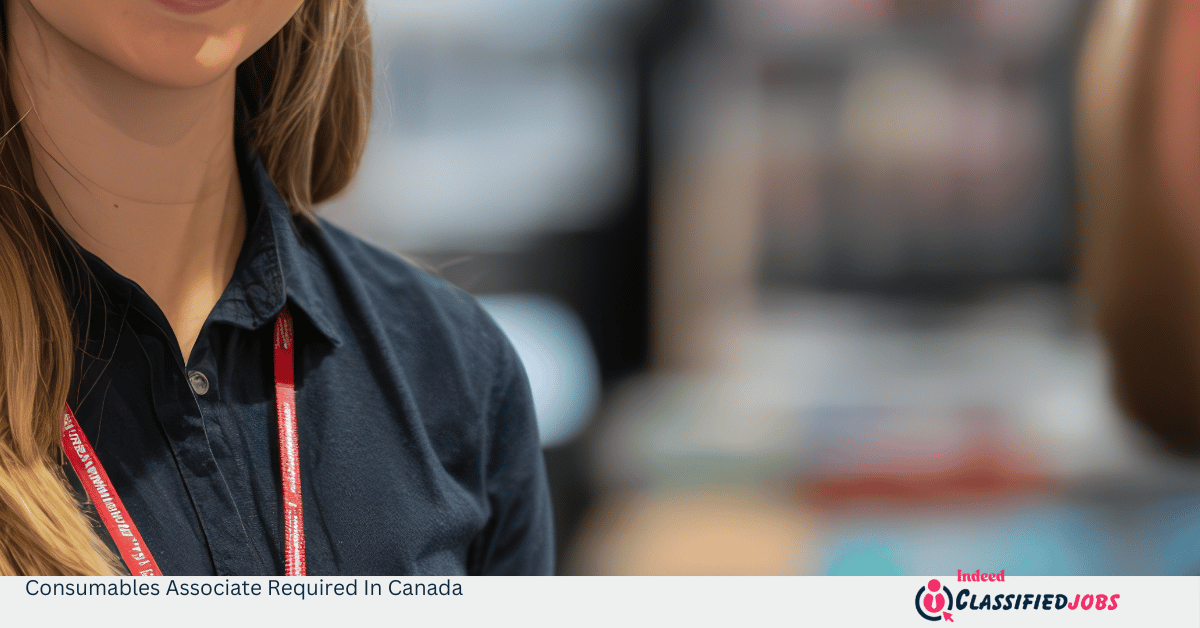 Consumables Associate Required In Canada