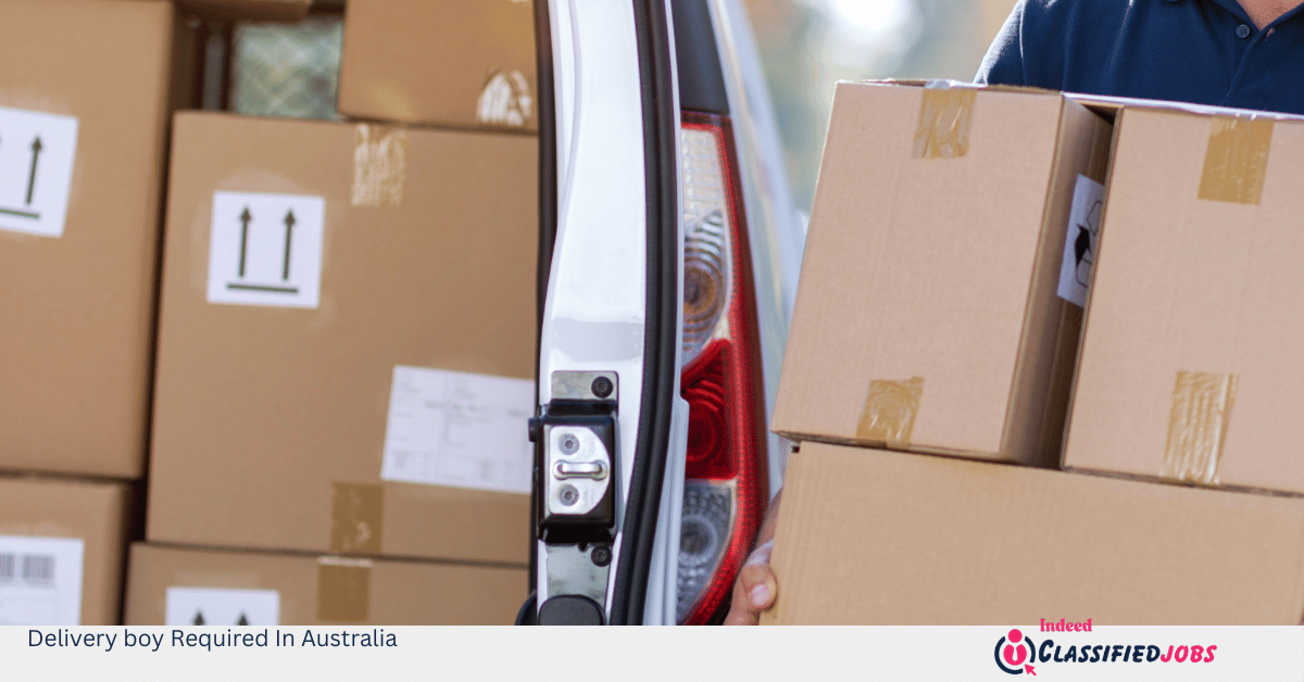 Delivery boy Required In Australia