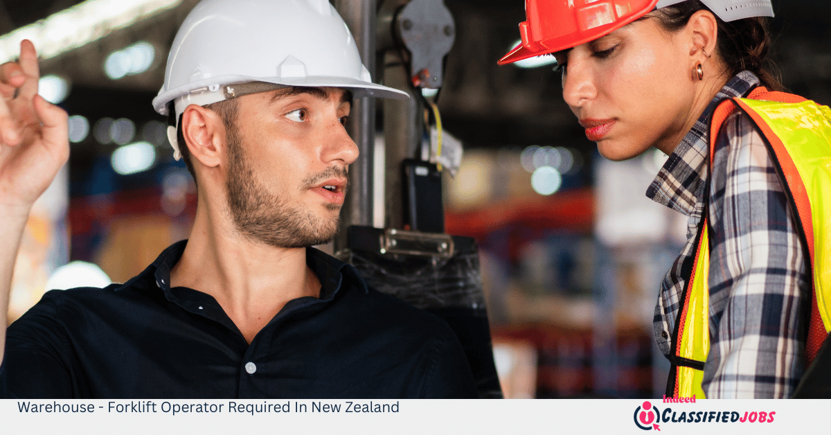 Warehouse - Forklift Operator Required In New Zealand