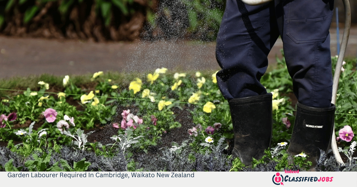 Garden Labourer Required In Cambridge, Waikato New Zealand