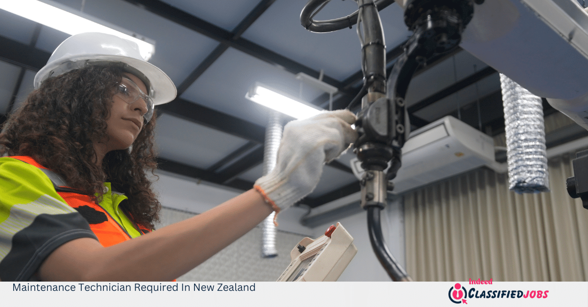 Maintenance Technician Required In New Zealand