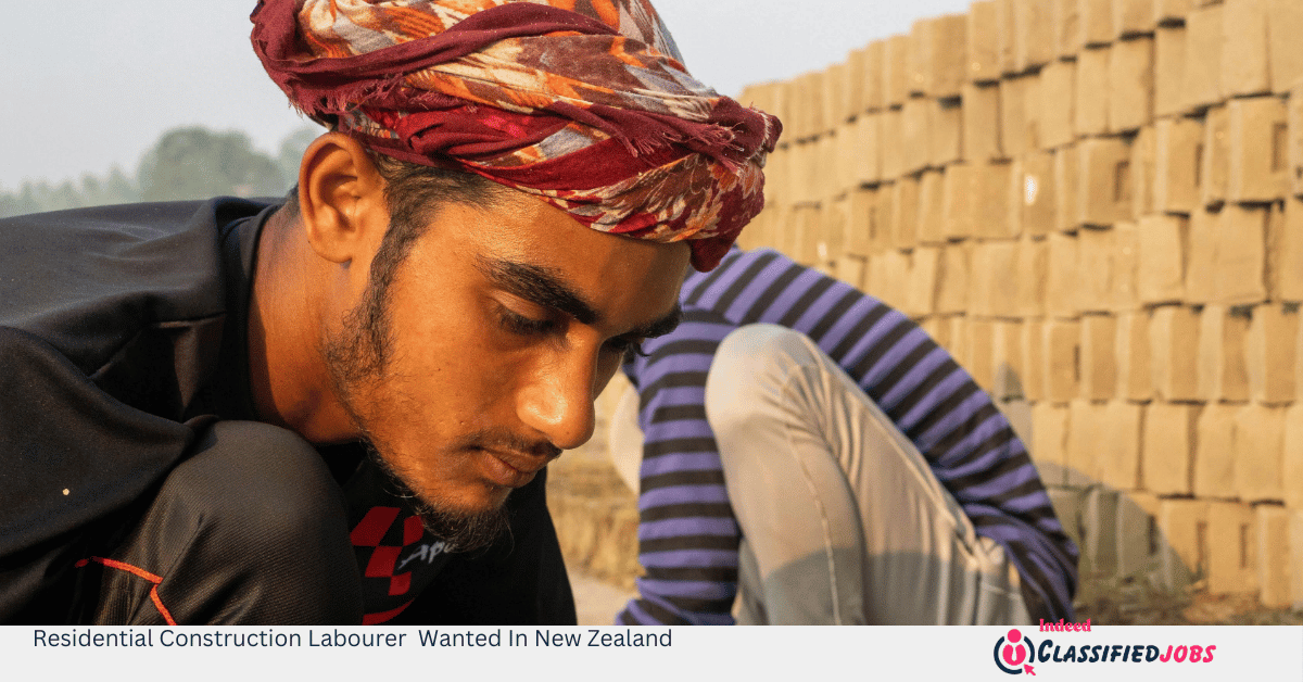 Residential Construction Labourer Wanted In New Zealand