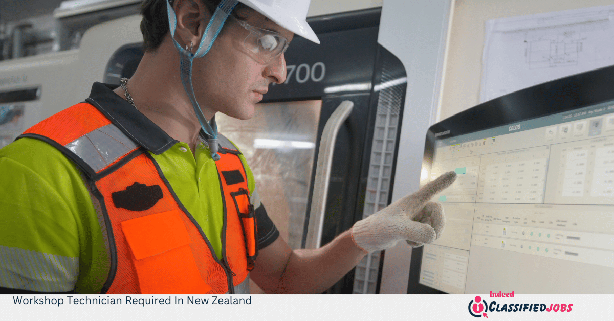 Workshop Technician Required In New Zealand