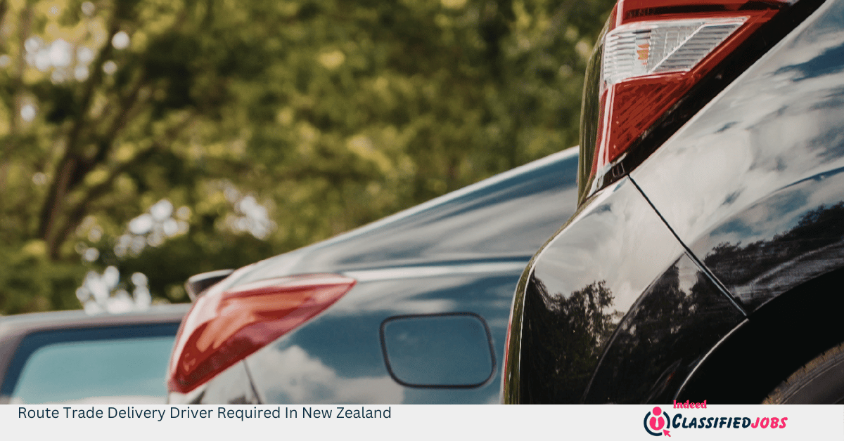 Route Trade Delivery Driver Required In New Zealand