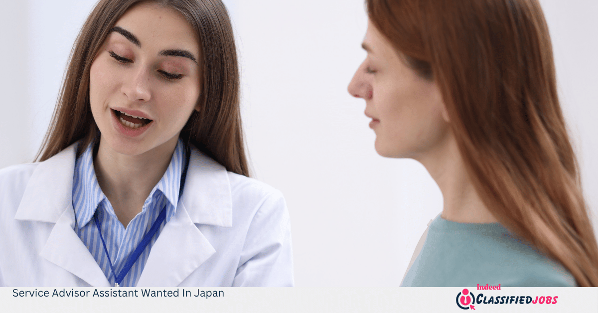 Service Advisor Assistant Wanted In Japan