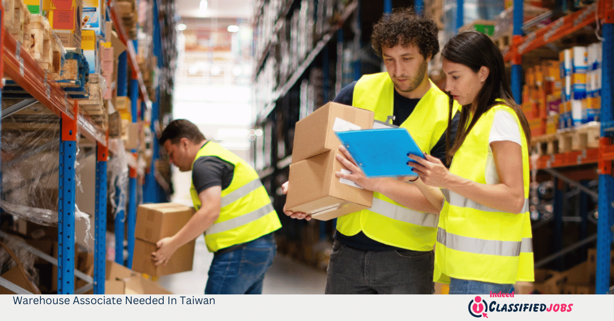 Warehouse Associate Needed In Taiwan