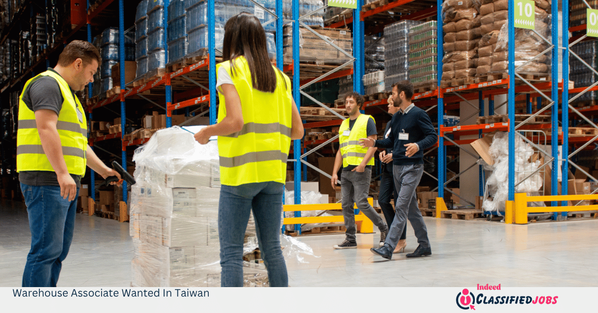 Warehouse Associate Wanted In Taiwan